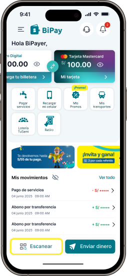 <p>Selecciona el bot&oacute;n <strong>Escanear</strong></p>