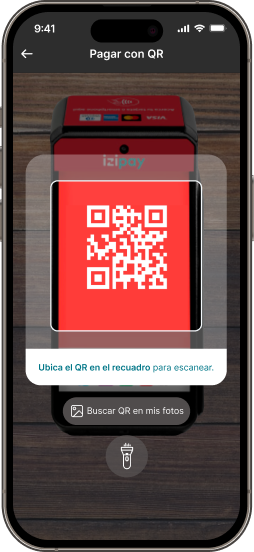 <p>Ubica el c&oacute;digo QR dentro del recuadro para escanearlo correctamente</p>
