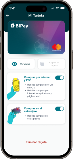 <p>&iexcl;Listo! Ahora podr&aacute;s realizar tus compras por internet y en el extranjero</p>